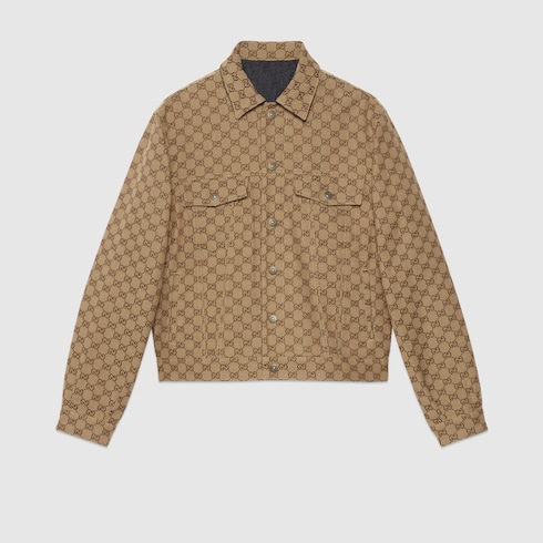 GG reversible denim jacket