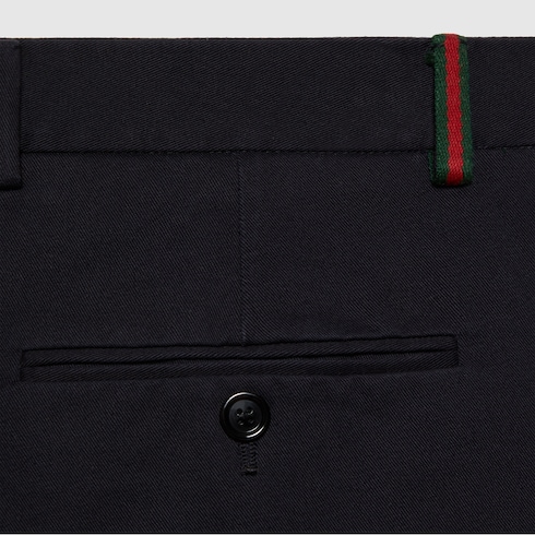 Pantalone chino in drill di cotone