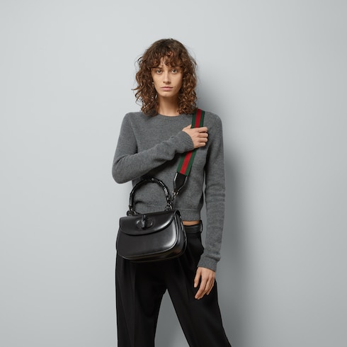 حقيبة Gucci Bamboo 1947 متوسطة الحجم