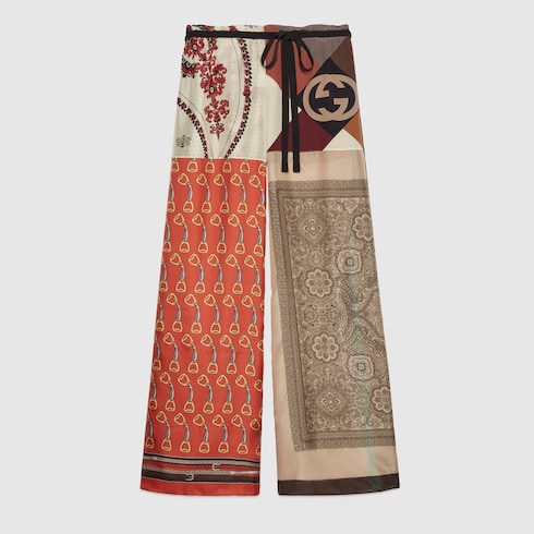 gucci print pants