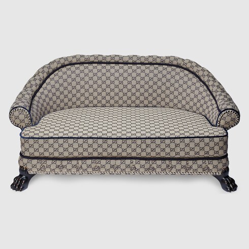GG Supreme print pet bed