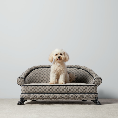 GG Supreme print pet bed