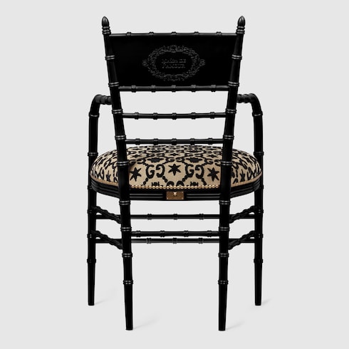 Silla Chiavari con reposabrazos, GG y abejas