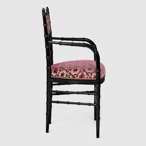 Silla Chiavari con reposabrazos, GG y abejas