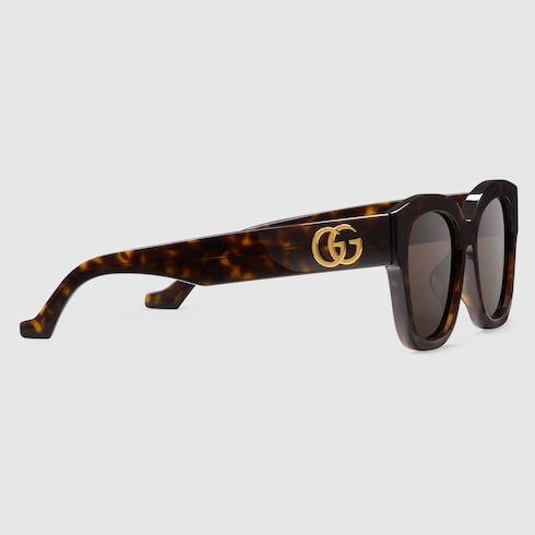 Low nose bridge round sunglasses