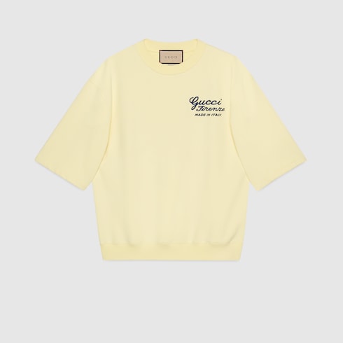 Gucci on sale sweatshirt yellow