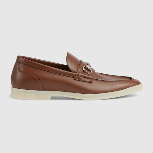 Gucci rubber horsebit loafer hotsell