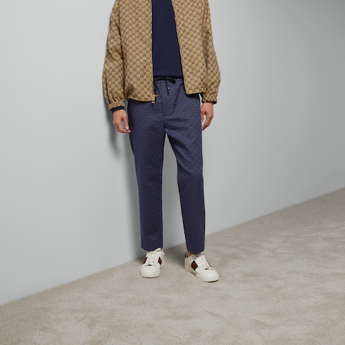 GG cotton canvas pant