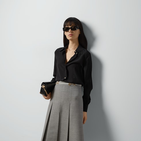 Silk crêpe de chine shirt