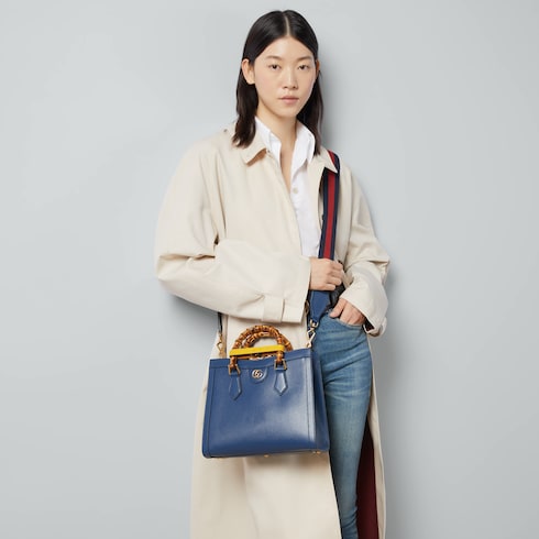 Gucci blue sale leather bag