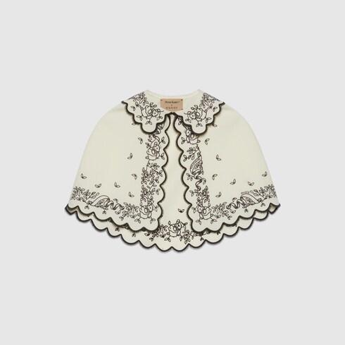 Peter Rabbit™ x Gucci cotton cape in off white | GUCCI® 香港