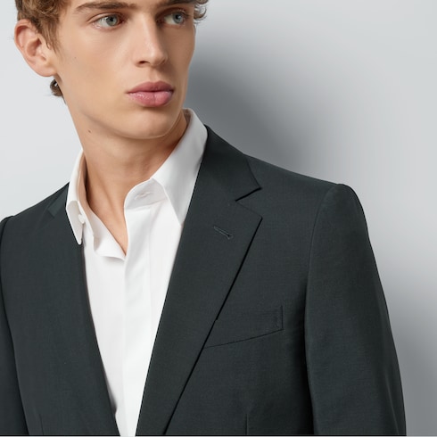 Slim fit wool mohair suit