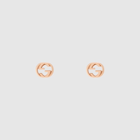 Gucci Interlocking stud earrings Detail 2