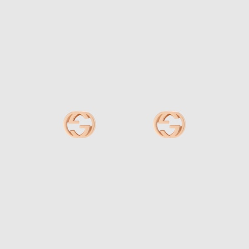 Gucci Interlocking系列耳钉