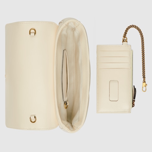 GG Marmont mini bag in ivory leather | GUCCI® UK