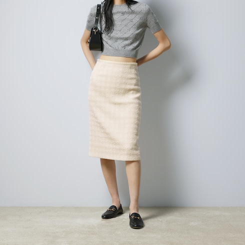 Jupe en tweed