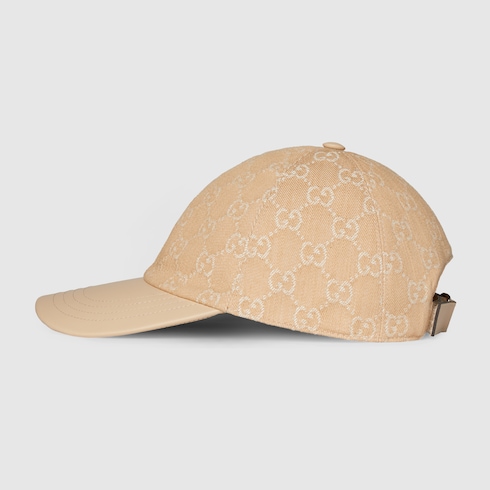 GGデニム ベースボールキャップピンクベージュ | GUCCI公式
