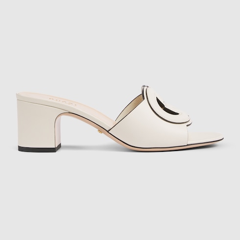 Women's slide sandal with Interlocking G Detail 2