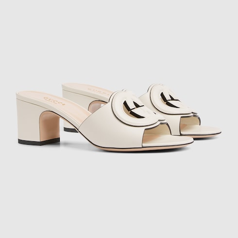 Women's slide sandal with Interlocking G Detail 2