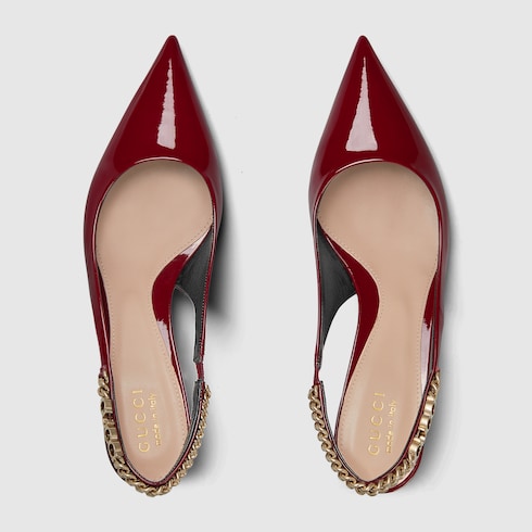 Gucci Signoria slingback pump