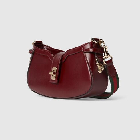 Mini borsa a spalla Gucci Moon Side in Pelle Rosso Ancora GUCCI Italia