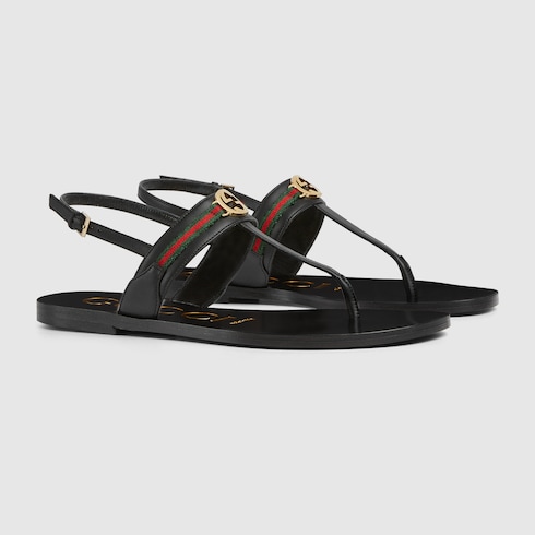 Women's Interlocking G Web sandal