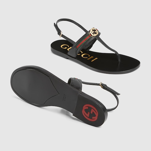 Women's Interlocking G Web sandal
