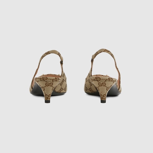 Women's slingback pump with Horsebit
