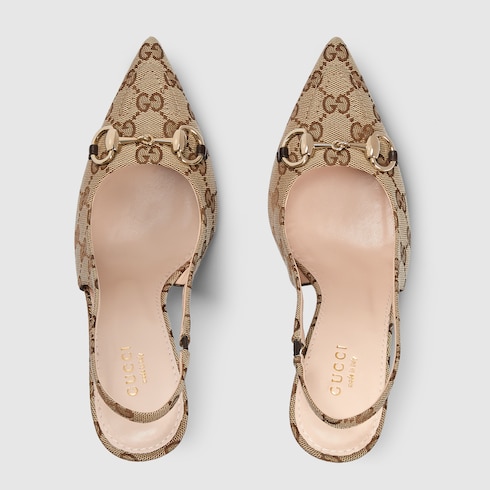 Women's slingback pump with Horsebit