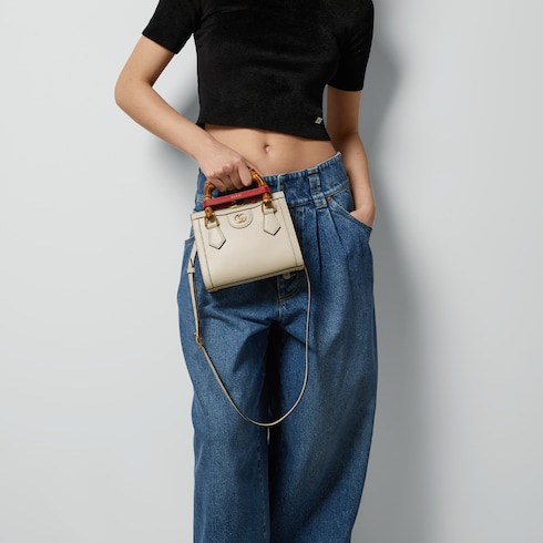 Borsa shopping Gucci Diana misura piccola
