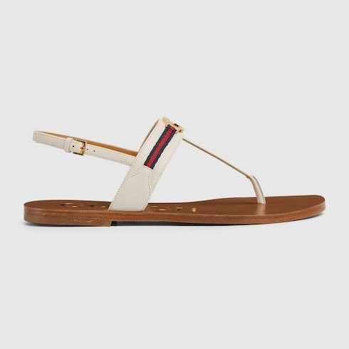 Women's Interlocking G Web sandal Detail 2