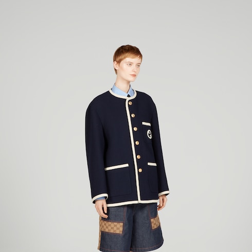 Jacke aus Tweed im Retro-Stil