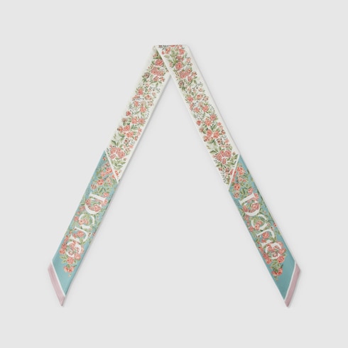 Gucci silk neck scarf top