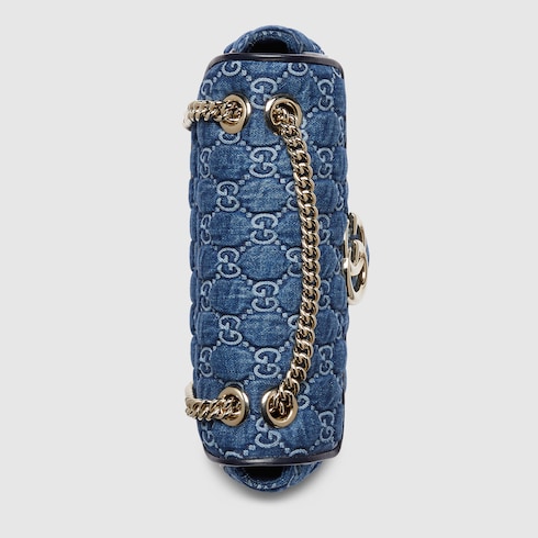 Gucci gg marmont blue top