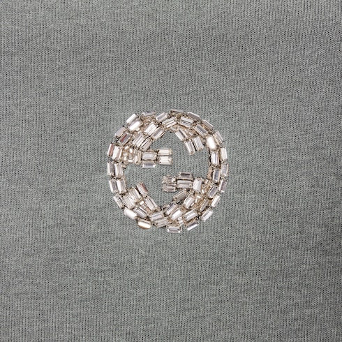 Cotton jersey T-shirt with embroidery Detail 4