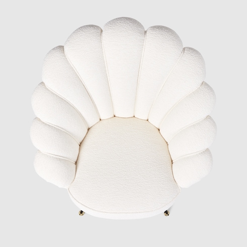 Sessel aus Bouclé
