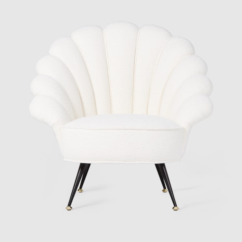 Sessel aus Bouclé