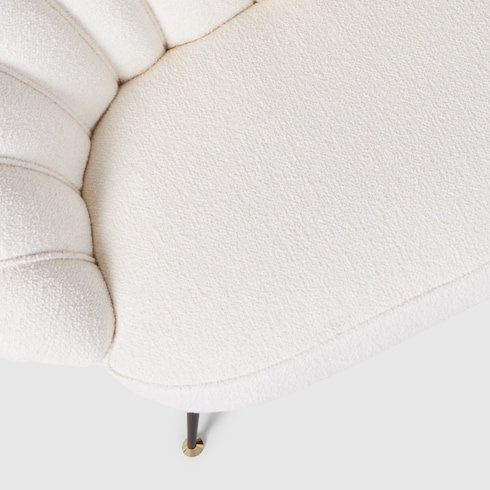 Sofa aus Bouclé