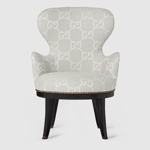 GG jacquard armchair Detail 3