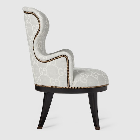 Fauteuil jacquard GG
