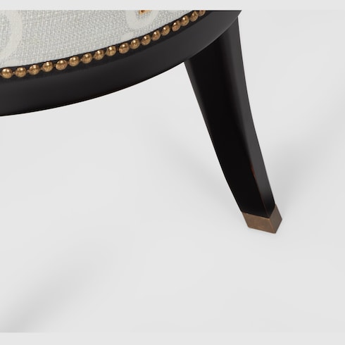Fauteuil jacquard GG