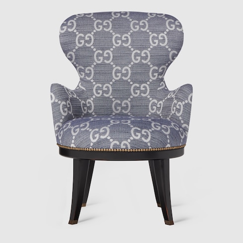 GG jacquard armchair Detail 3