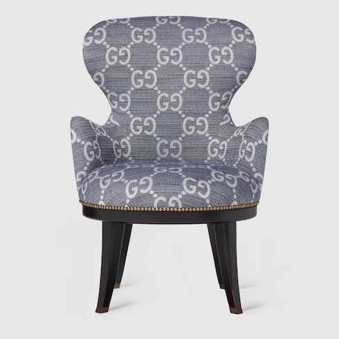 Sillón de jacquard con GG