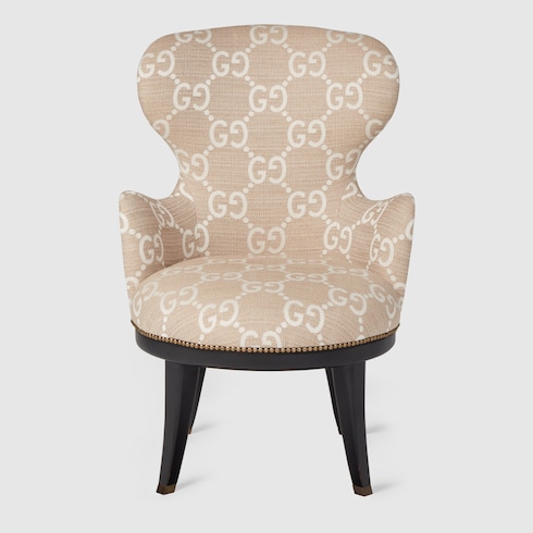 GG jacquard armchair