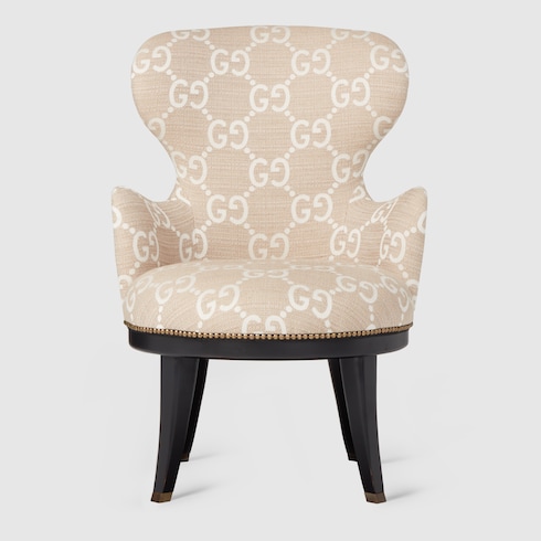 Sillón de jacquard con GG