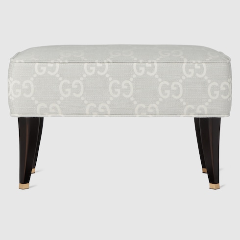 Sgabello con motivo GG jacquard