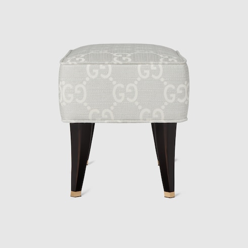 Sgabello con motivo GG jacquard