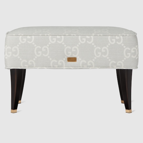 Sgabello con motivo GG jacquard