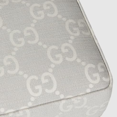 Sgabello con motivo GG jacquard