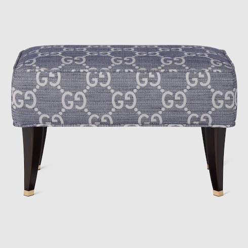 Taburete de jacquard con GG